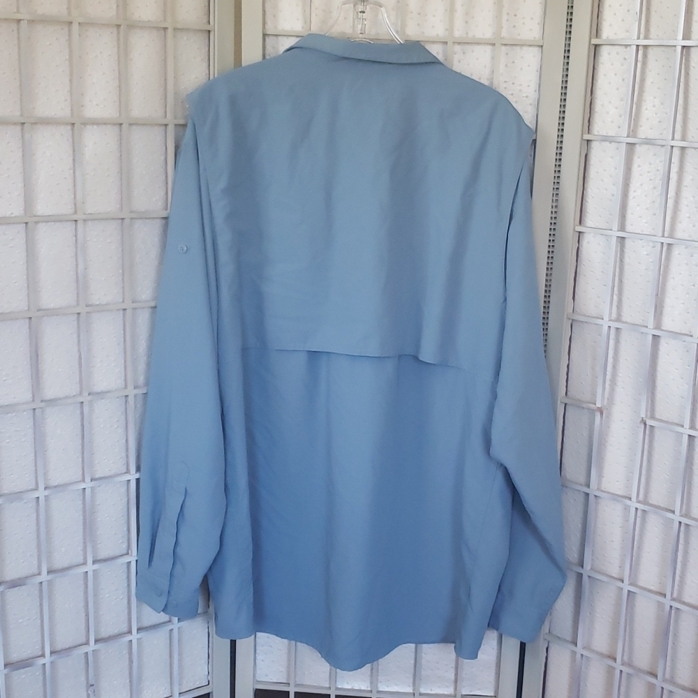 Patagonia long sleeve button down outdoors mens blue shirt - Picture 5 of 5